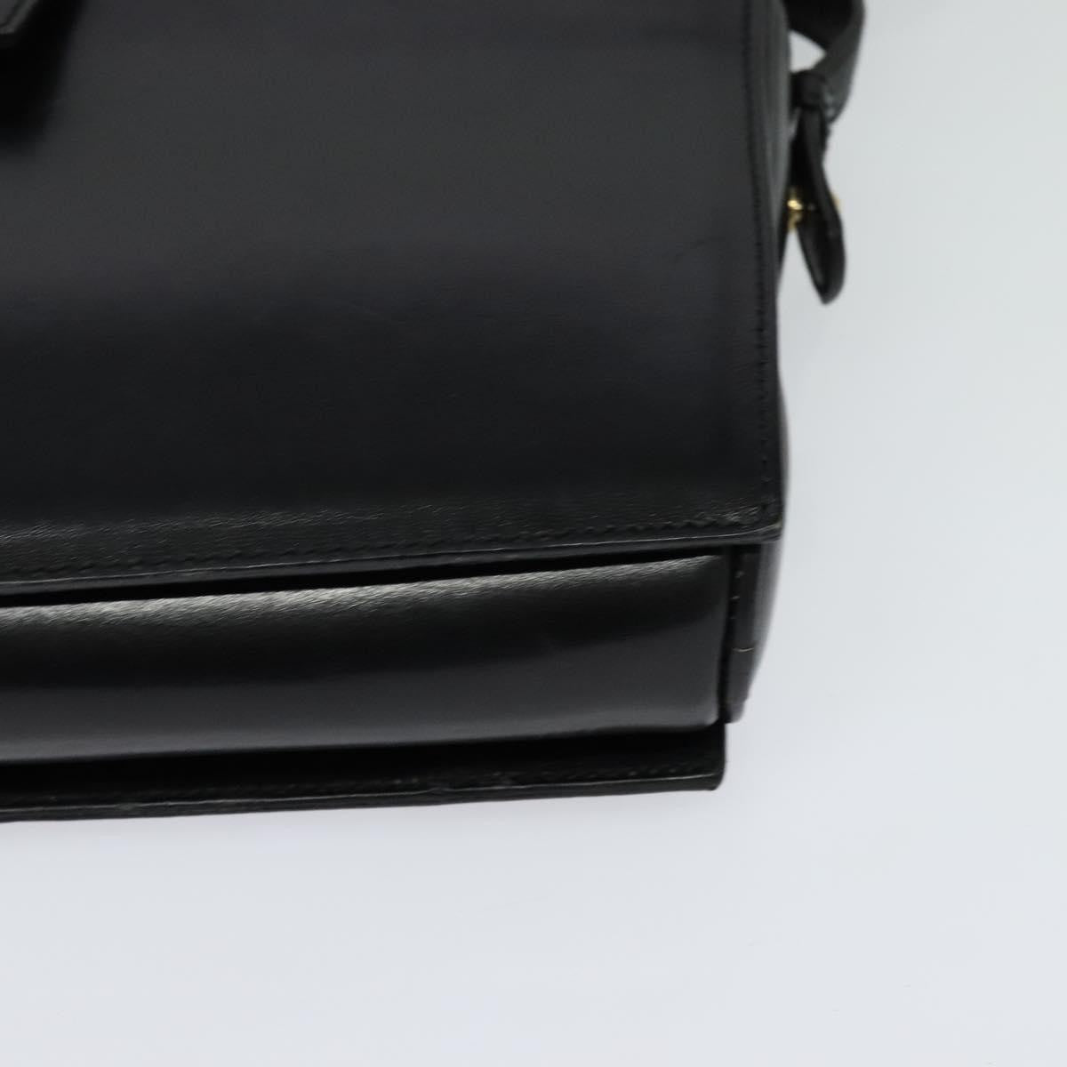 Celine Vintage Leather, Black, Leather, Shoulder Bag