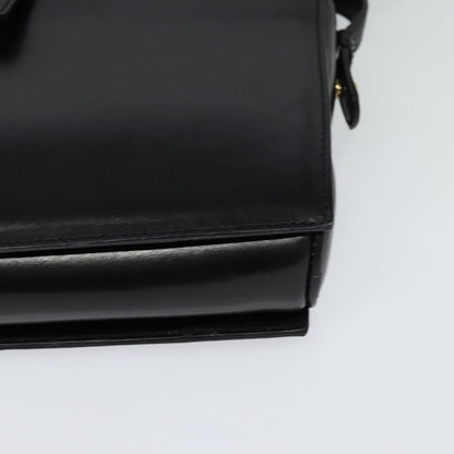 Celine Vintage Leather, Black, Leather, Shoulder Bag