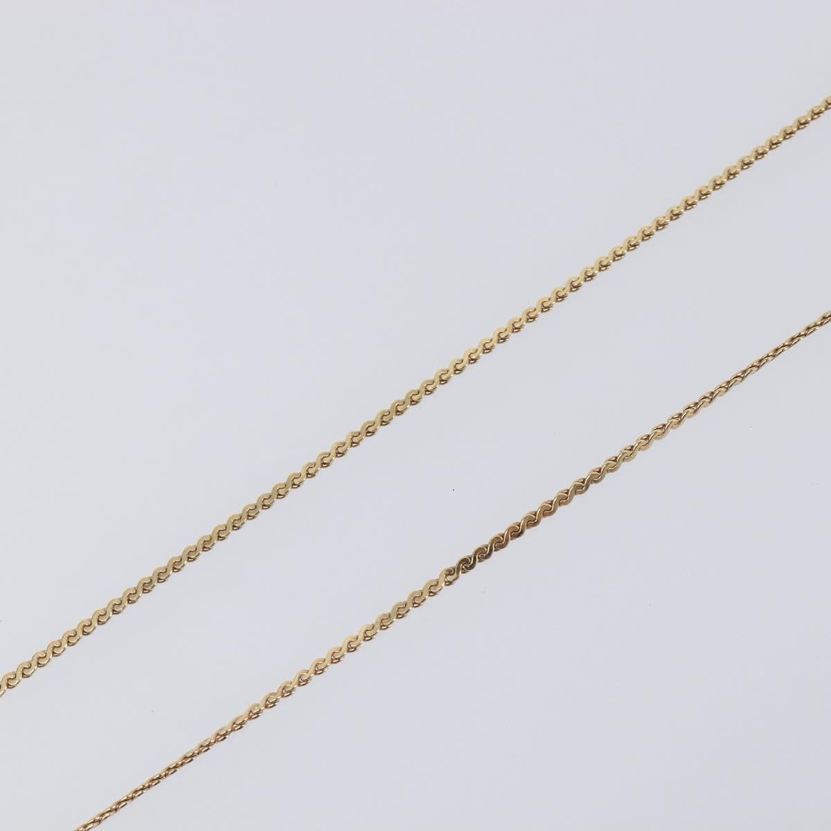 Christian Dior CD Oval Pendant Necklace Metal, Gold, Metal, Necklace