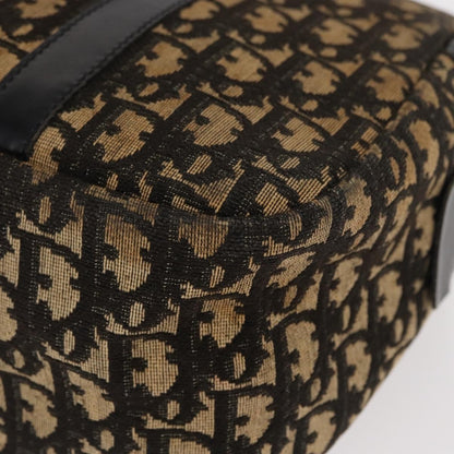 Christian Dior Vintage Trotter Romantique Boston Diorissimo Coated Canvas, Navy, Canvas, Shoulder Bag