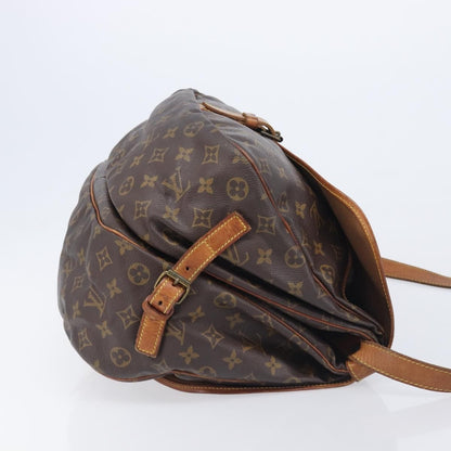 Louis Vuitton Saumur Monogram Canvas, Brown, Canvas, Shoulder Bag