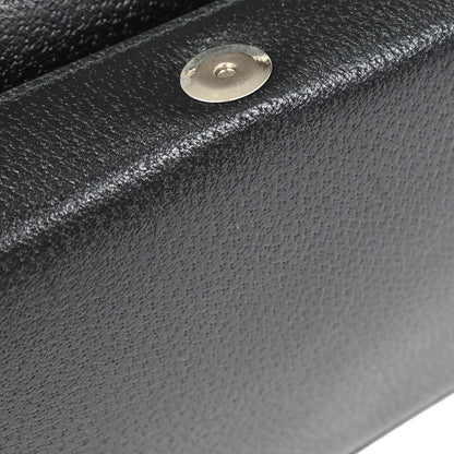 Gucci Vintage Leather, Black, Leather, Shoulder Bag