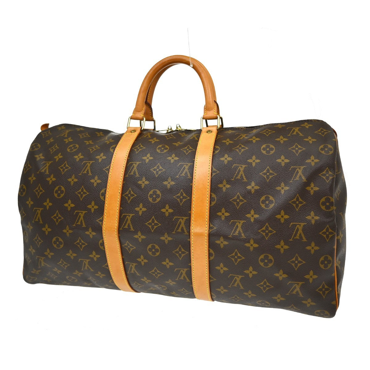 Louis Vuitton Keepall Monogram Canvas, Brown, Canvas, Travel Bag