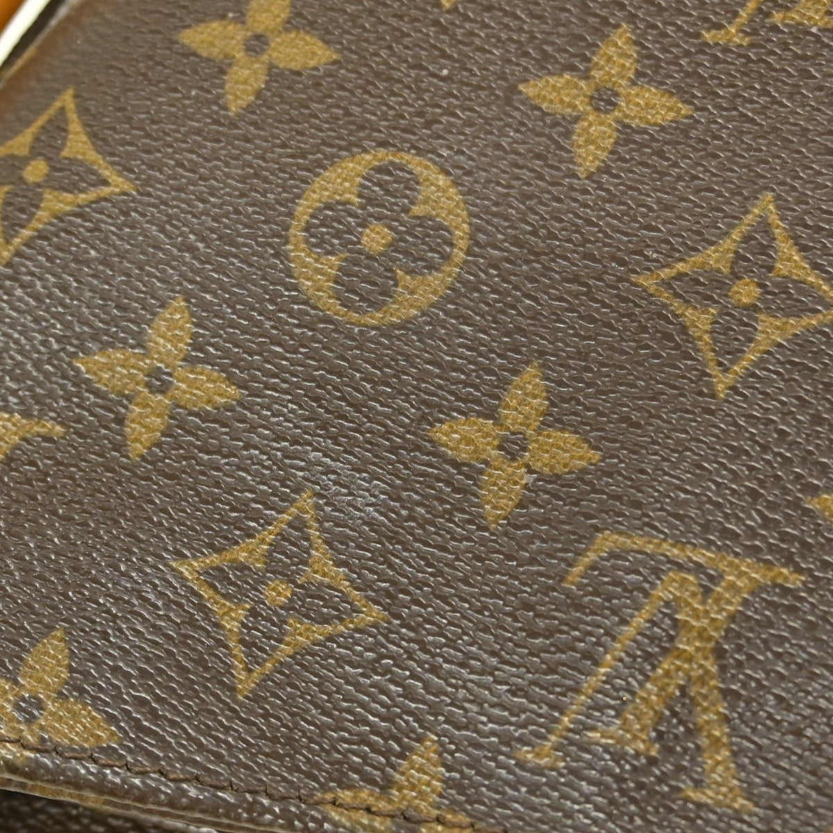 Louis Vuitton Looping Monogram Canvas, Brown, Canvas, Handbag