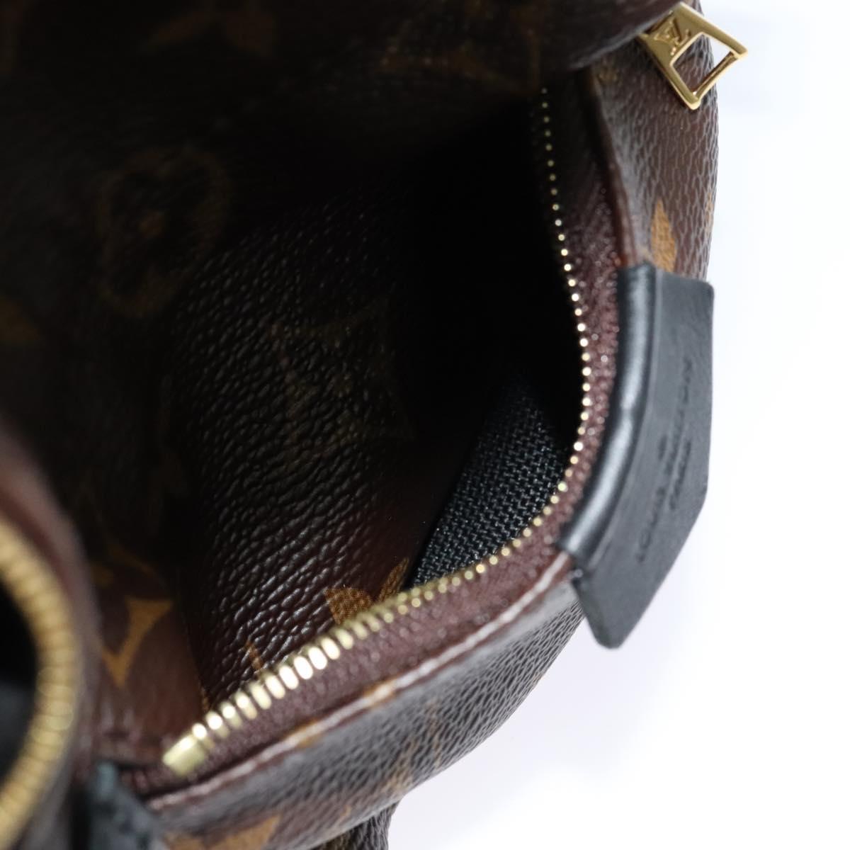 Louis Vuitton Palm Springs Monogram Canvas, Brown, Canvas, Backpack