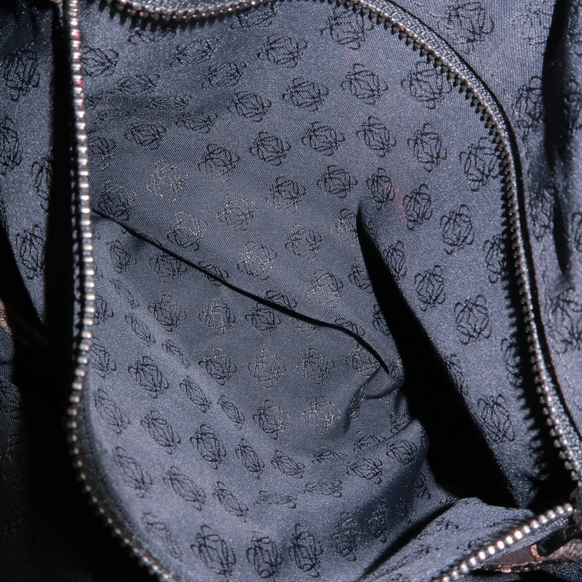 Loewe Anagram Leather, Brown, Leather, Tote Bag