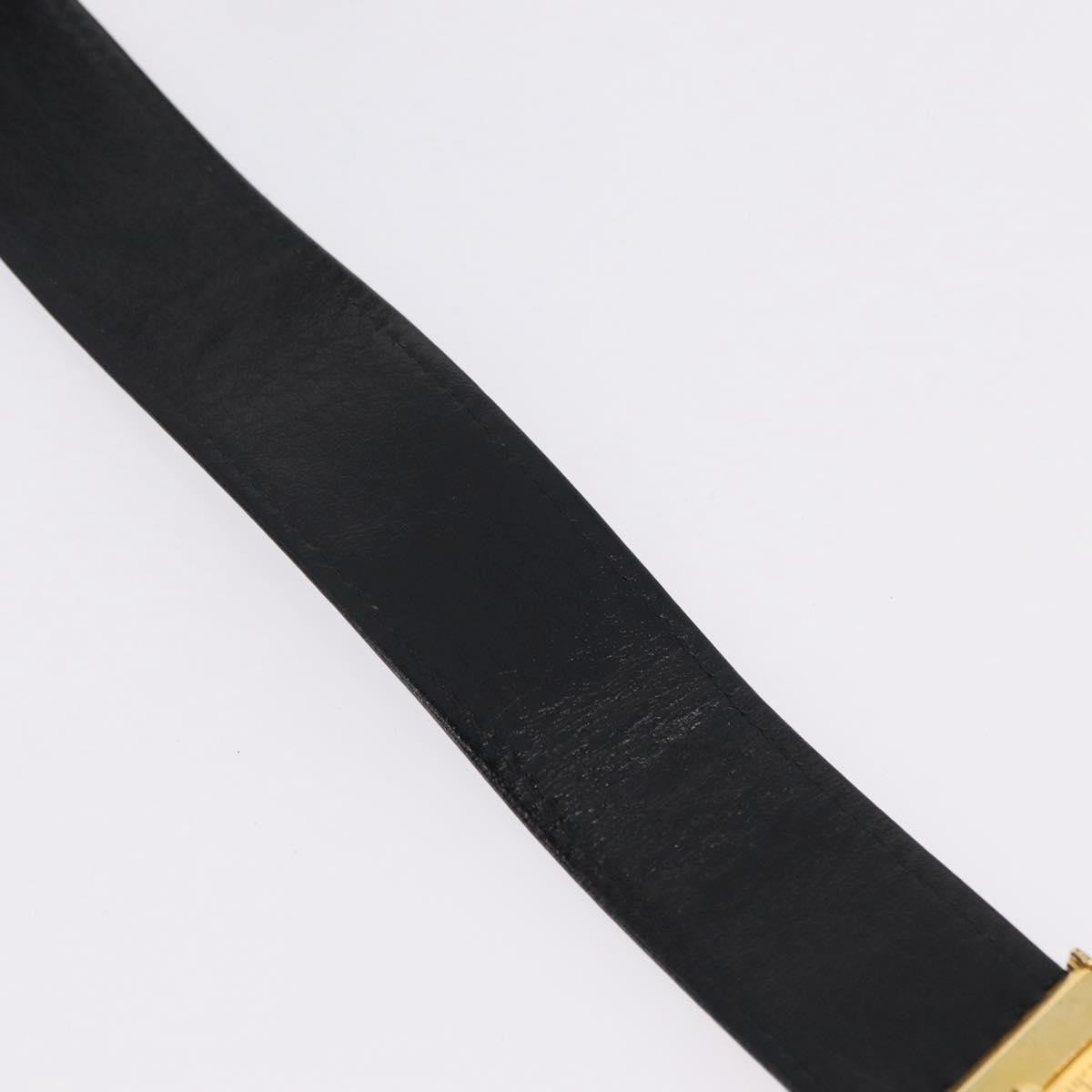 Christian Dior D Buckle Belt Canvas and Leather, Navy, Canvas, Belt