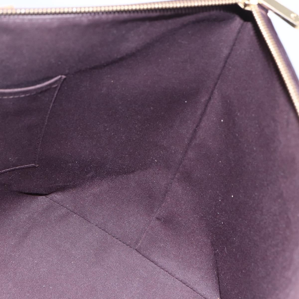 Louis Vuitton Bellevue Monogram Vernis, Burgundy, Patent Leather, Tote Bag