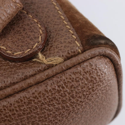Gucci Vintage Bamboo Suede, Brown, Suede, Backpack