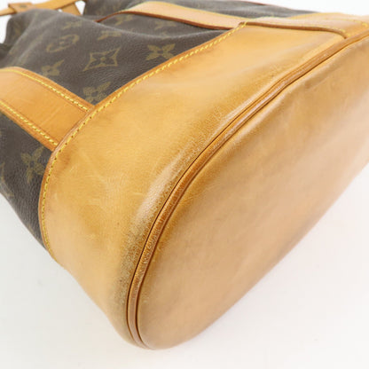 Louis Vuitton Randonnee Monogram Canvas, Brown, Canvas, Backpack