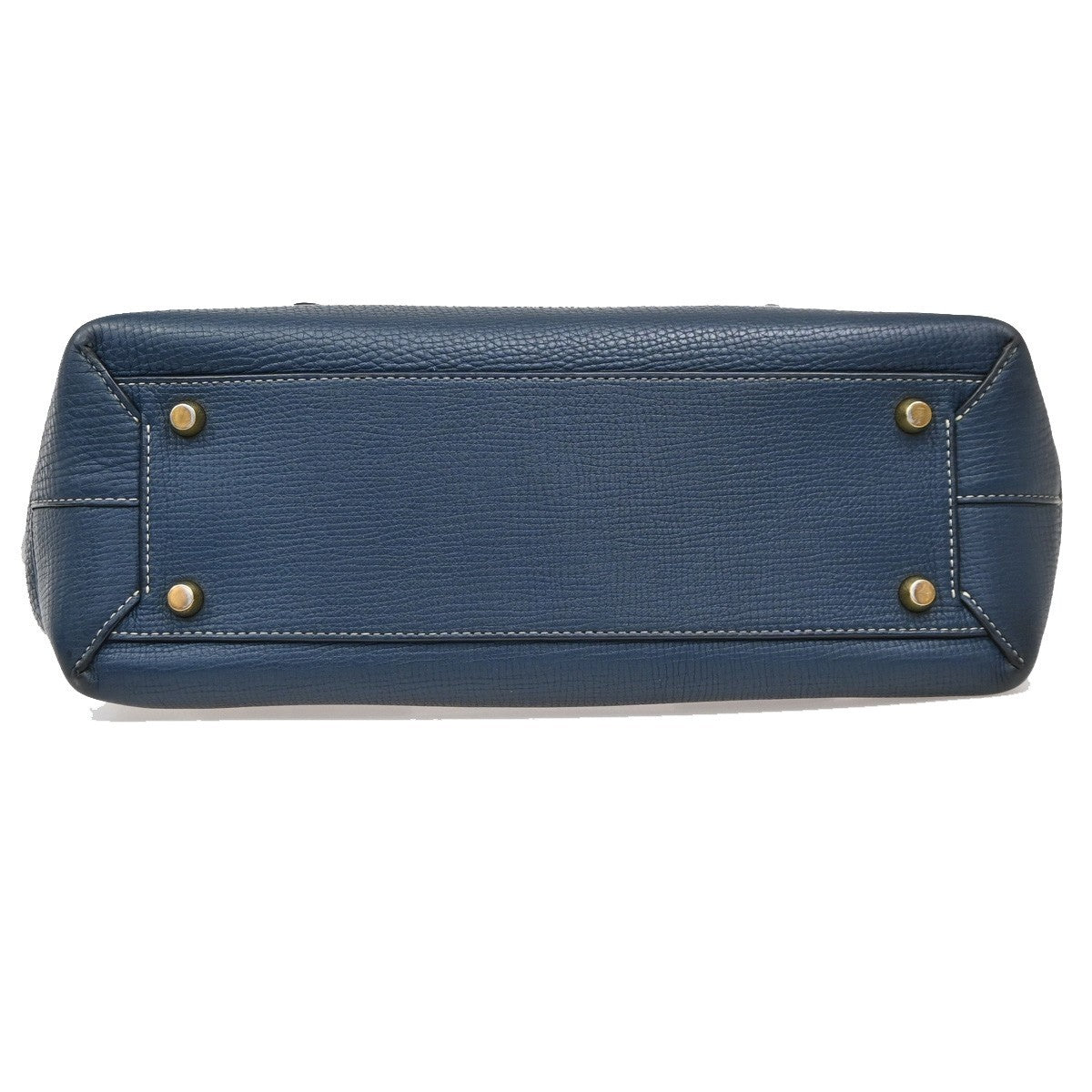 Bottega Veneta Arco Grainy Leather, Navy, Leather, Tote Bag