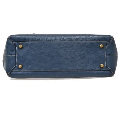 Bottega Veneta Arco Grainy Leather, Navy, Leather, Tote Bag