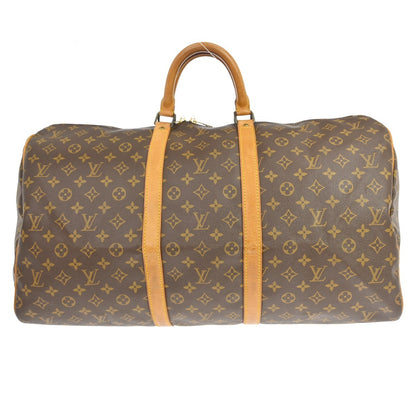 Louis Vuitton Keepall Monogram, Brown, Canvas, Travel Bag