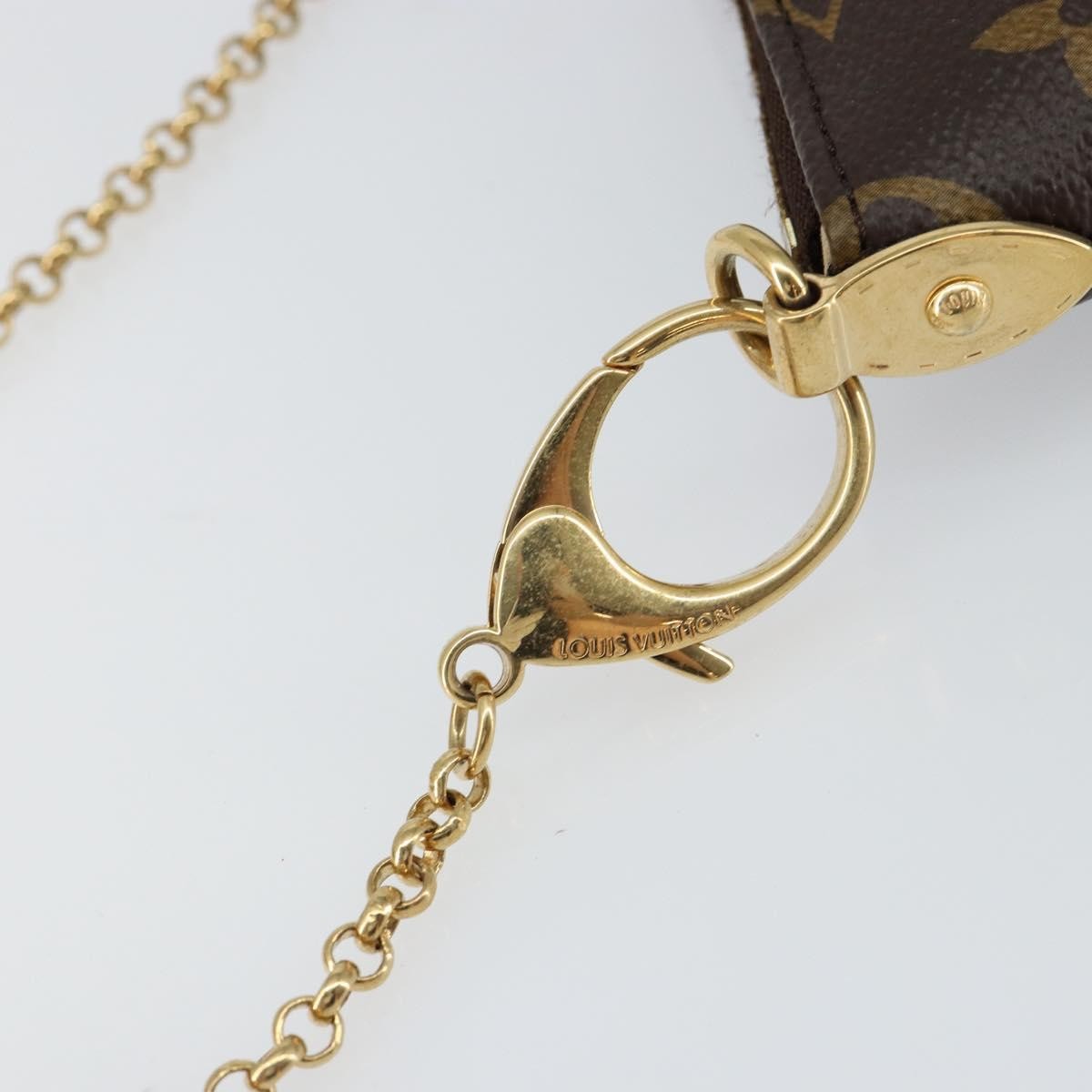 Louis Vuitton Milla Pochette Monogram Canvas, Brown, Canvas, Clutch