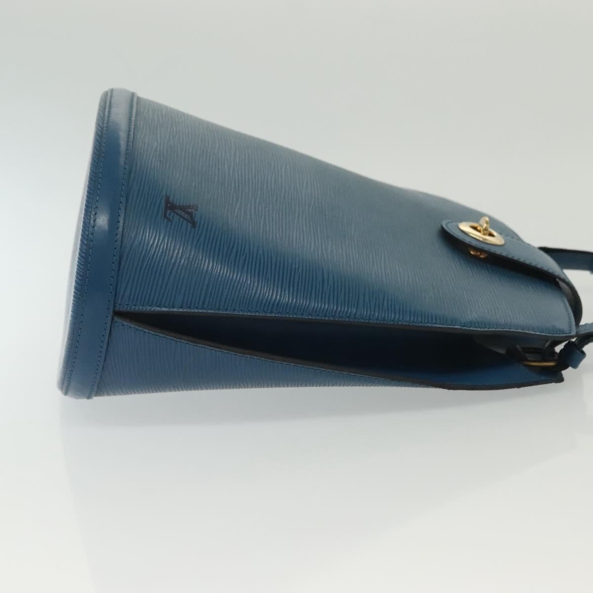 Louis Vuitton Cluny Epi Leather, Blue, Leather, Shoulder Bag