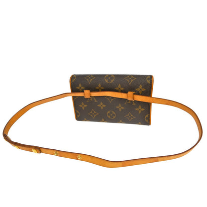 Louis Vuitton Florentine Monogram, Brown, Canvas, Clutch