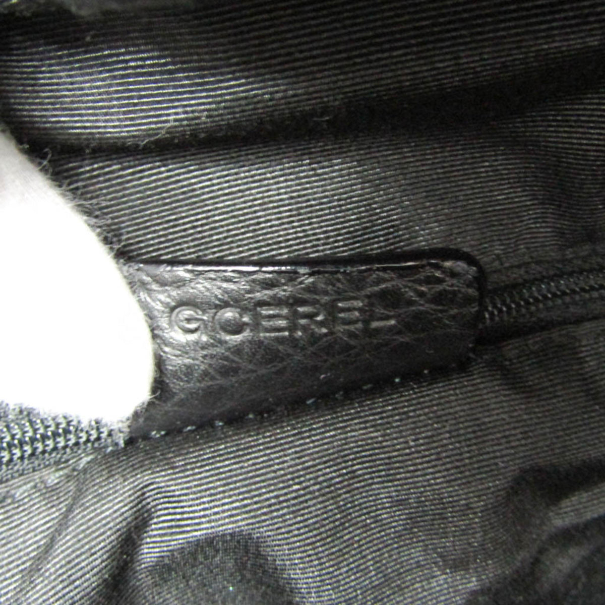 Bvlgari Logomania Canvas, Black, Canvas, Handbag