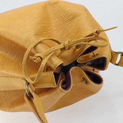 Louis Vuitton Petit Noe Epi Leather, Yellow, Leather, Shoulder Bag