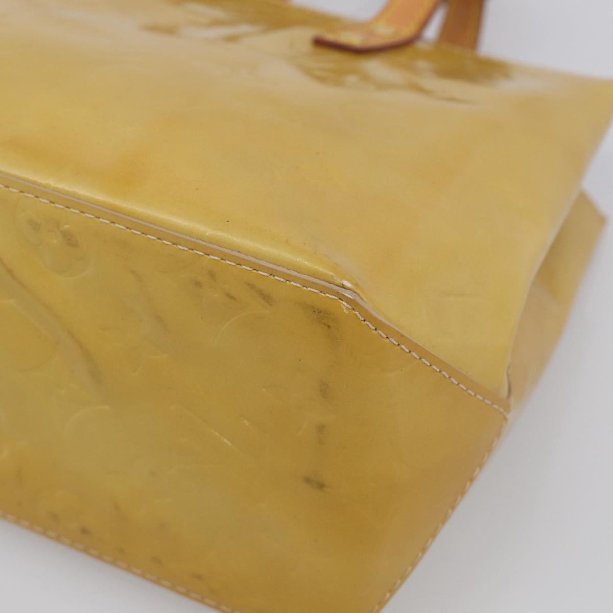 Louis Vuitton Reade Monogram Vernis, Beige, Patent Leather, Handbag