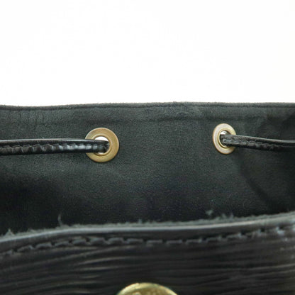 Louis Vuitton Petit Noe Epi Leather, Black, Leather, Handbag
