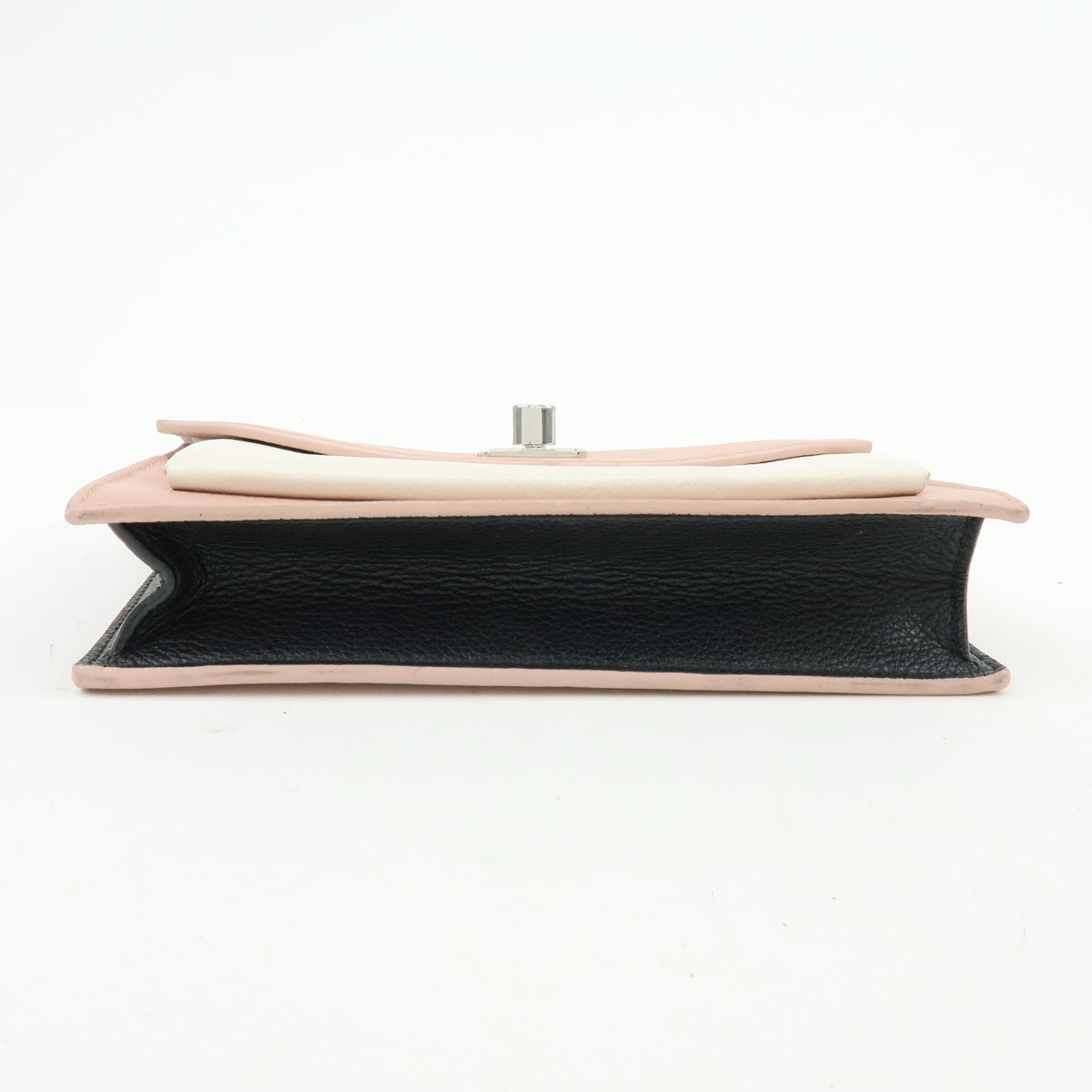 Louis Vuitton Mylockme Chain Pochette Leather, Pink, Leather, Clutch