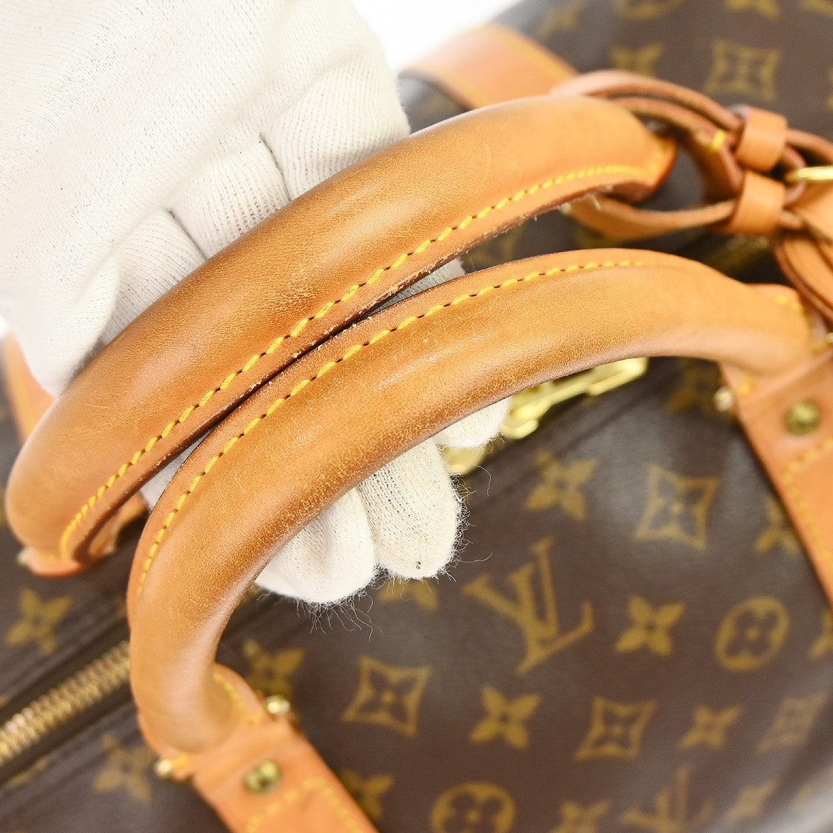 Louis Vuitton Keepall Monogram Canvas, Brown, Canvas, Travel Bag