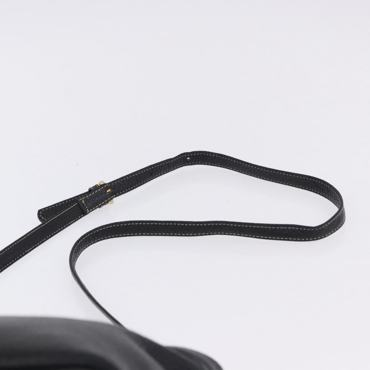 Bally Vintage Leather, Black, Leather, Tote Bag