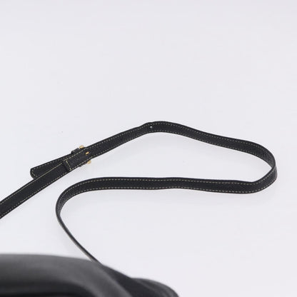 Bally Vintage Leather, Black, Leather, Tote Bag