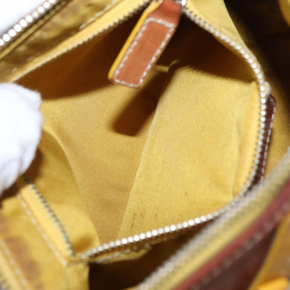 Christian Dior Vintage Trotter Romantique Diorissimo Coated Canvas, Beige, Canvas, Shoulder Bag
