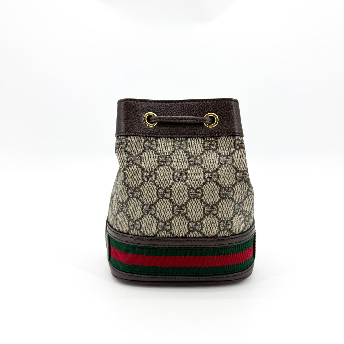 Gucci Ophidia Bucket GG Coated Canvas, Brown, Canvas, Handbag