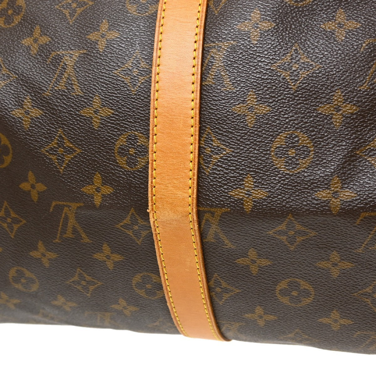 Louis Vuitton Keepall Monogram Canvas, Brown, Canvas, Travel Bag