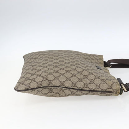 Gucci Zip Top Messenger GG Coated Canvas, Beige, Canvas, Shoulder Bag