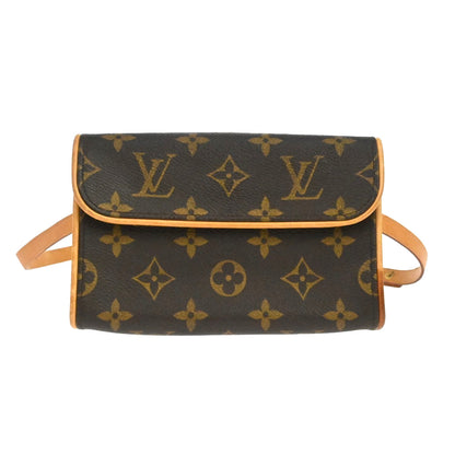 Louis Vuitton Florentine Monogram, Brown, Canvas, Clutch
