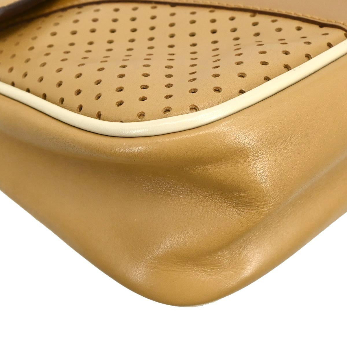 Prada Vitello Drive Leather, Brown, Leather, Handbag