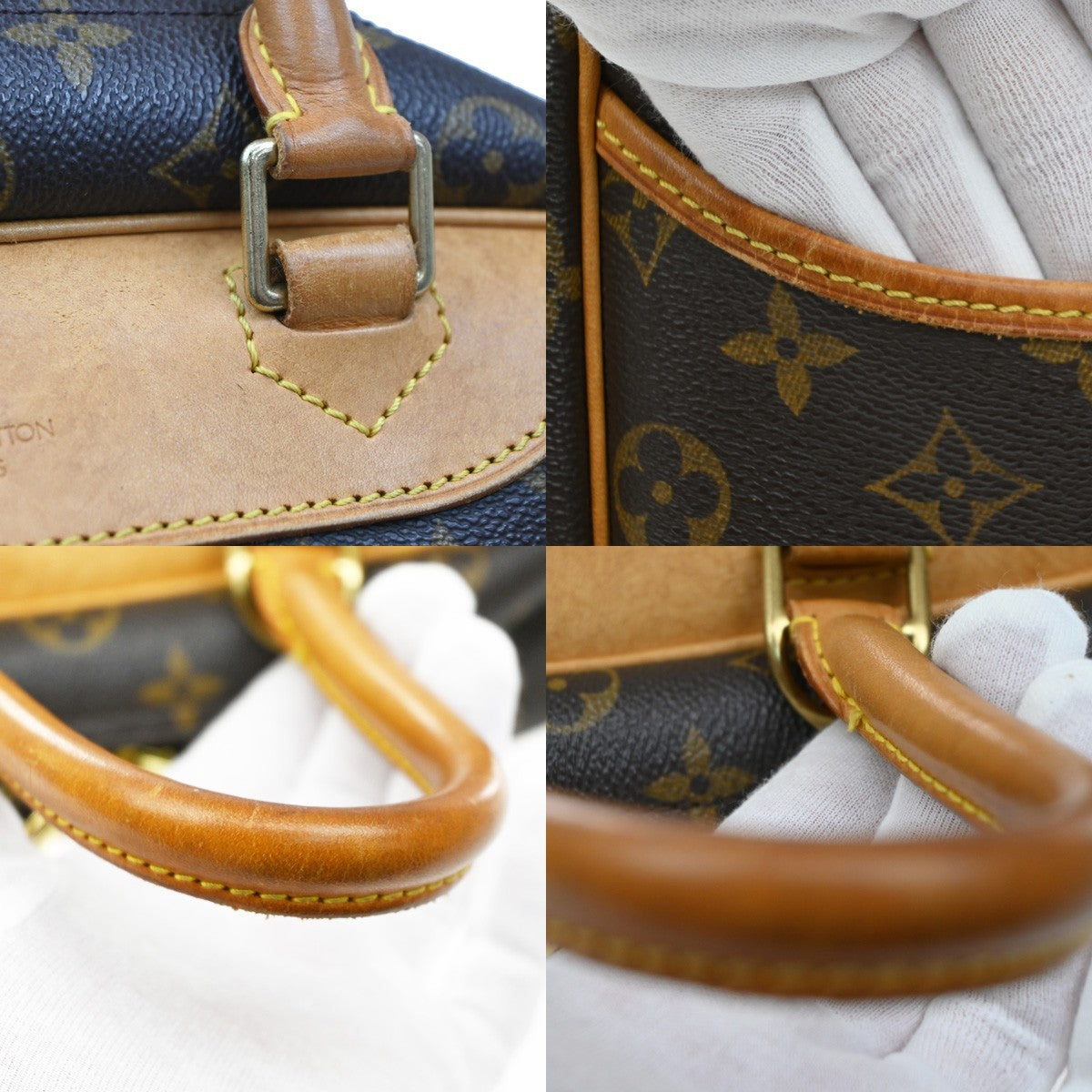Louis Vuitton Trouville Monogram Canvas, Brown, Canvas, Handbag