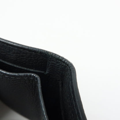Louis Vuitton Lockmini Leather, Black, Leather, Wallet