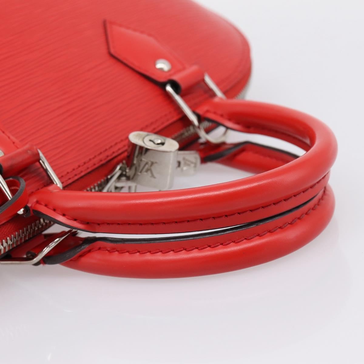 Louis Vuitton Alma Epi, Red, Leather, Handbag