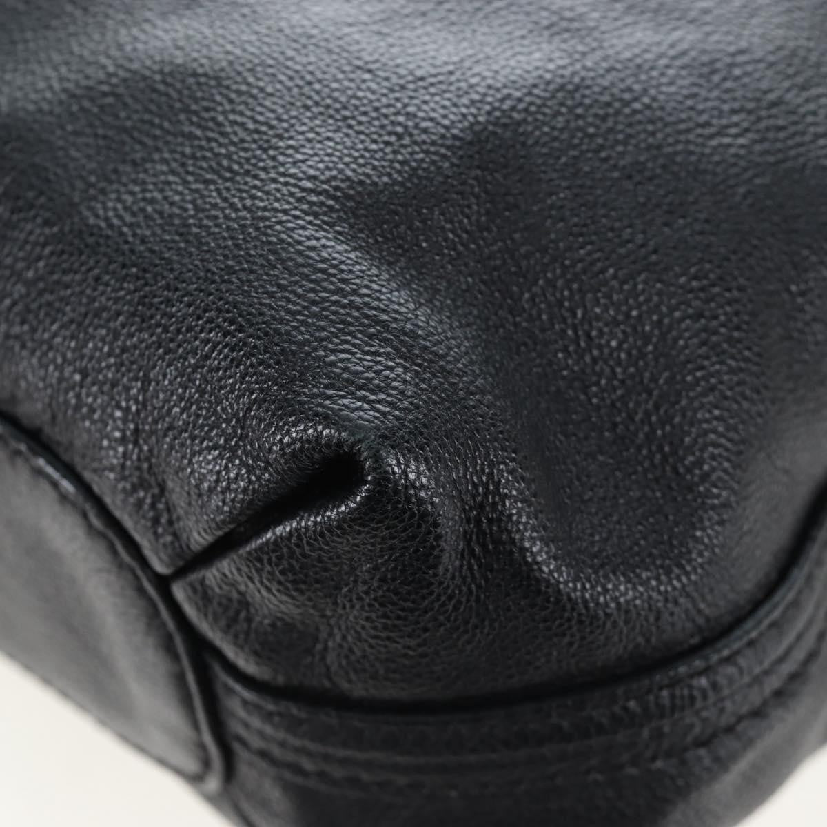 Chloe Elsie Convertible Satchel Leather, Black, Leather, Handbag