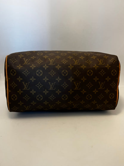 Louis Vuitton Speedy Monogram Canvas, Brown, Canvas, Handbag