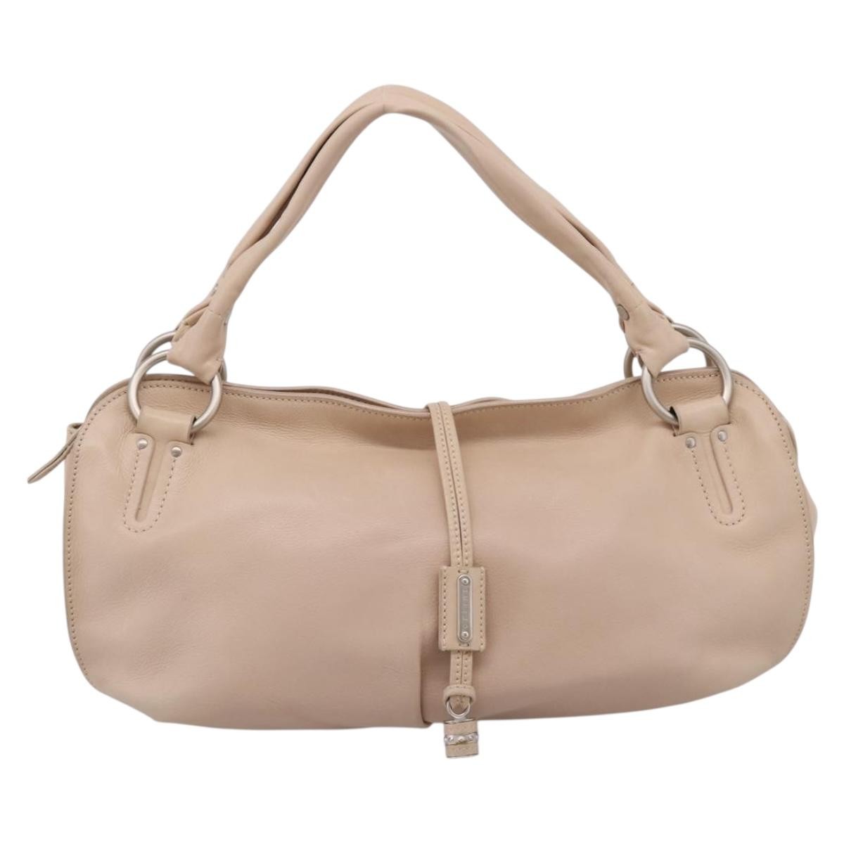 Celine Bittersweet Leather, Beige, Leather, Handbag