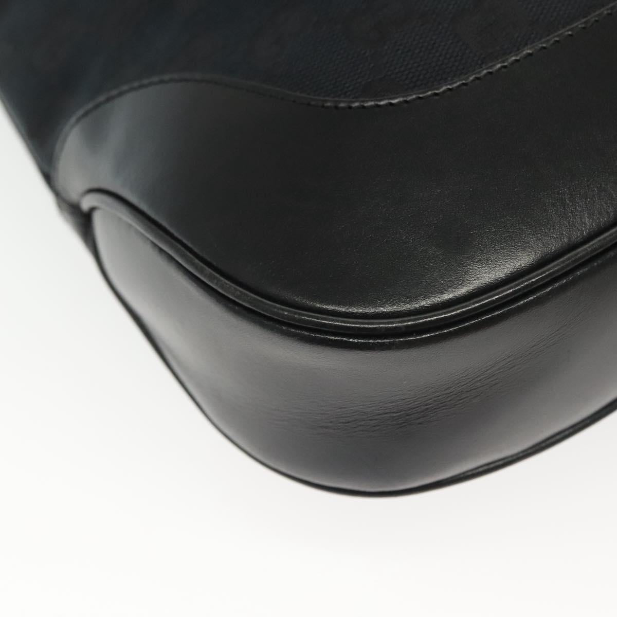 Gucci Jackie Original Shoulder Bag Diamante Coated Canvas, BLACK, CANVAS, Shoulder bag