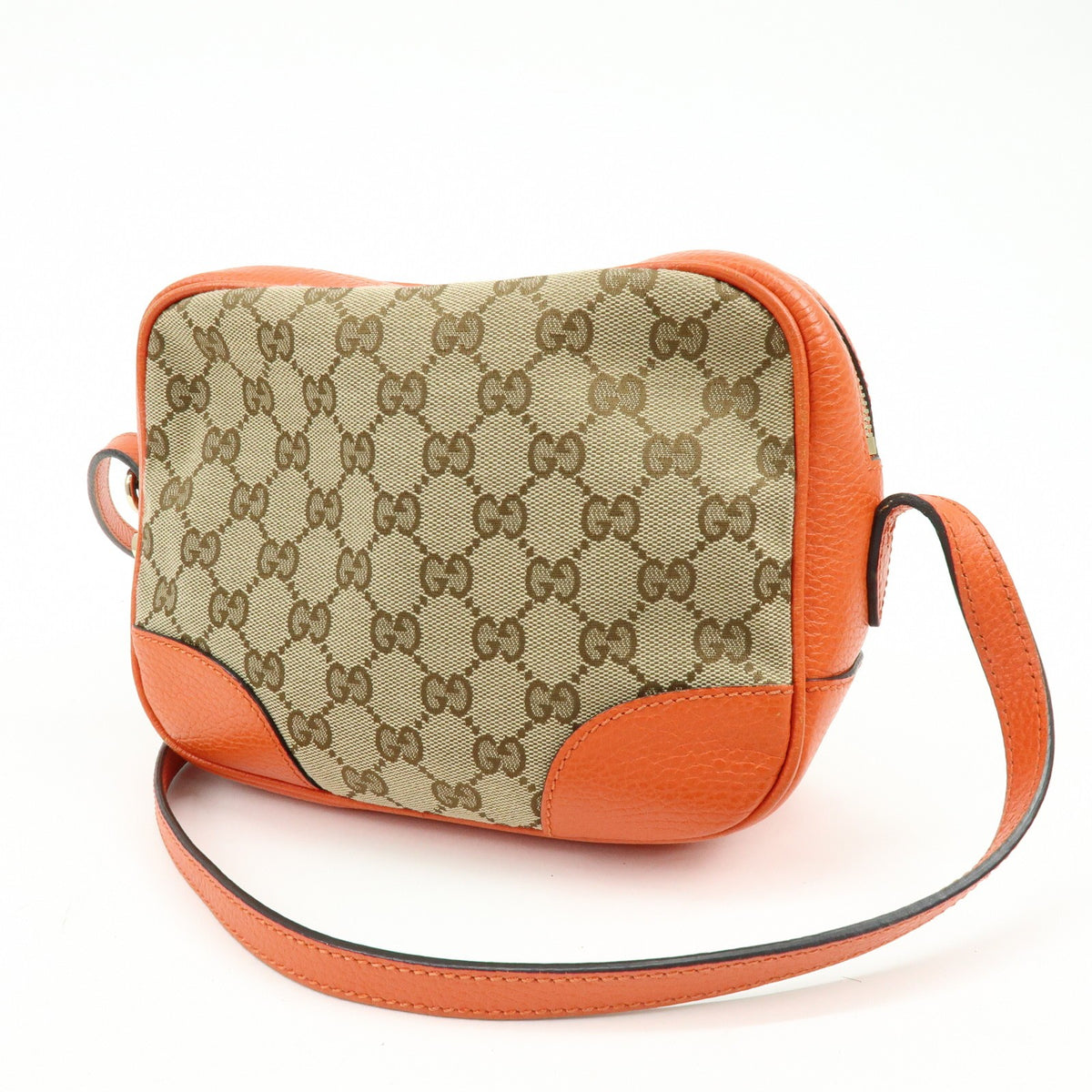 Gucci Bree Disco GG Canvas with Leather, Beige, Canvas, Crossbody Bag