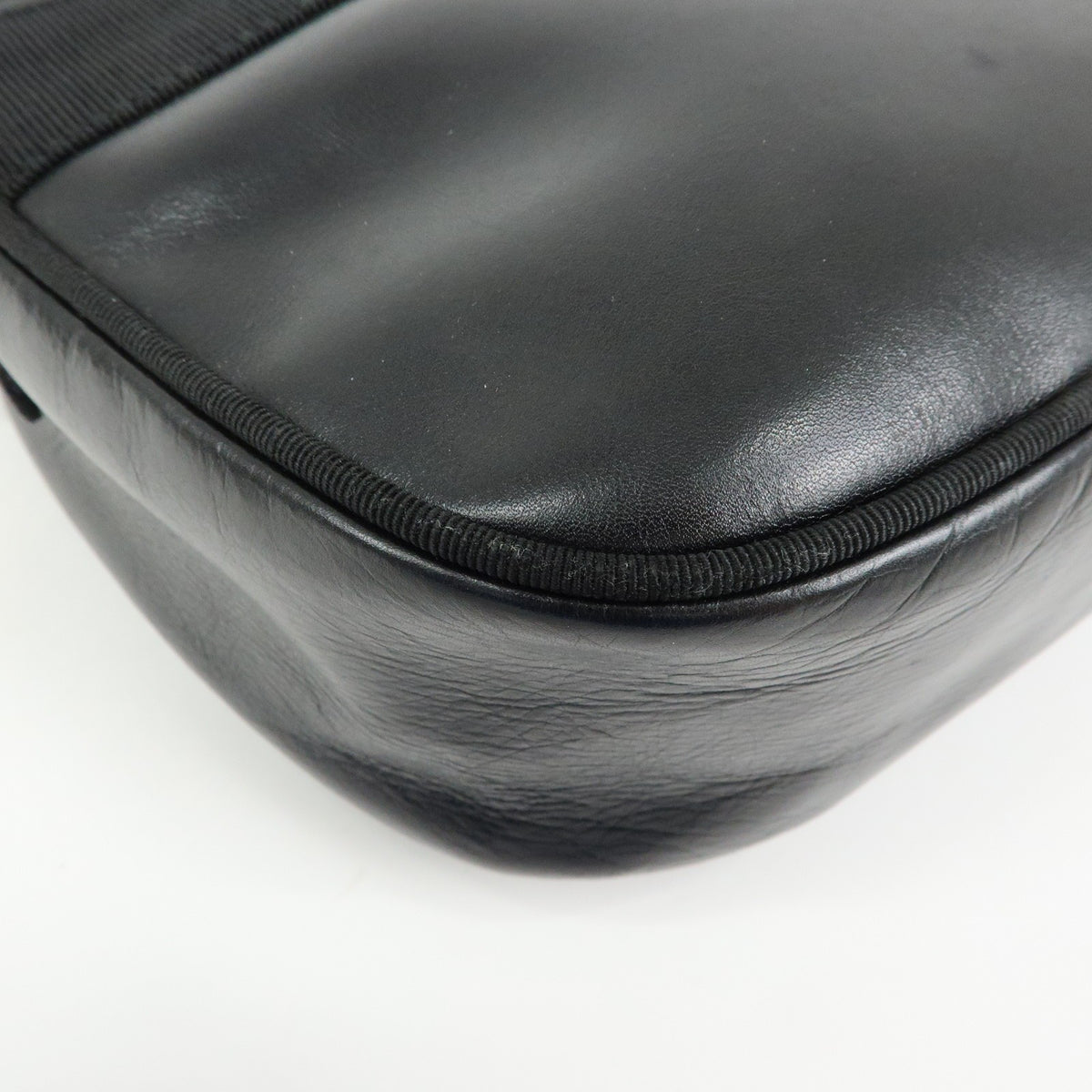 Salvatore Ferragamo Vara Bow Camera Leather, Black, Leather, Shoulder Bag