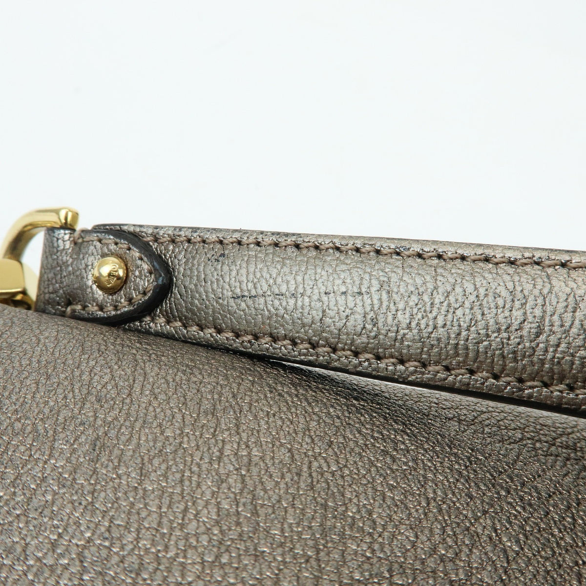 Loewe Shoulder bag Leather, Silver, Leather, Shoulder Bag