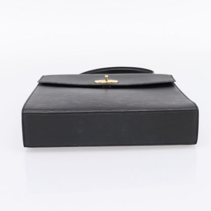 Louis Vuitton Malesherbes Epi Leather, Black, Leather, Handbag
