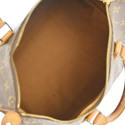 Louis Vuitton Speedy Monogram Canvas, Brown, Canvas, Handbag