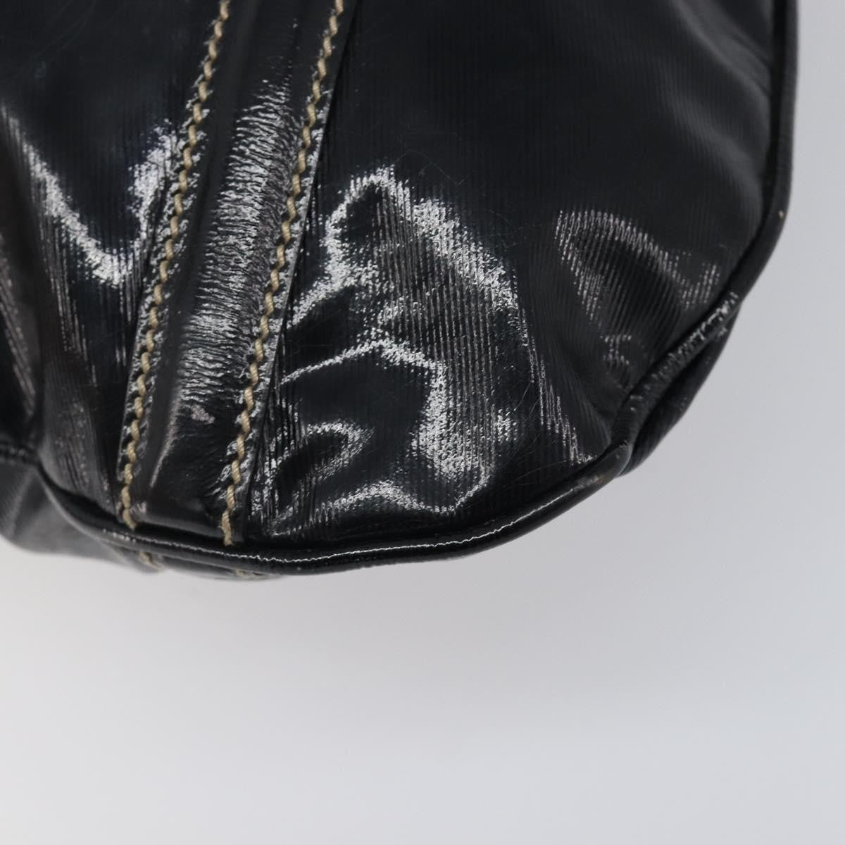 Gucci Britt Web Hobo Dialux Coated Canvas, Black, Canvas, Shoulder Bag