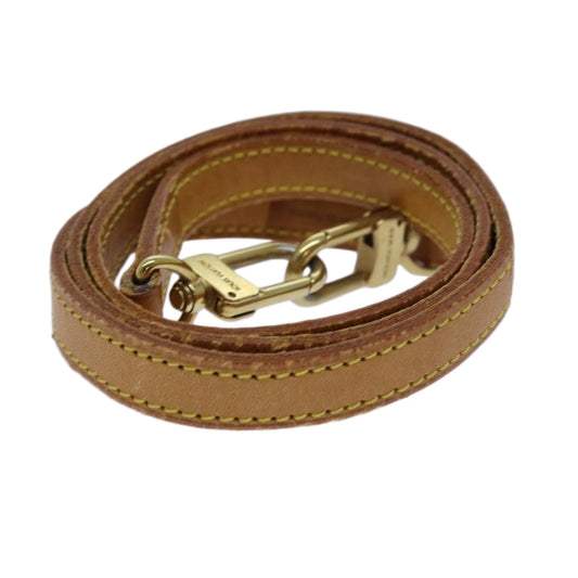 Louis Vuitton Short Strap Vachetta Leather, BEIGE, LEATHER, Straps