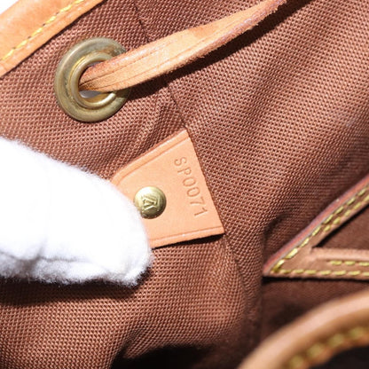 Louis Vuitton Vintage Montsouris Monogram Canvas, Brown, Canvas, Backpack