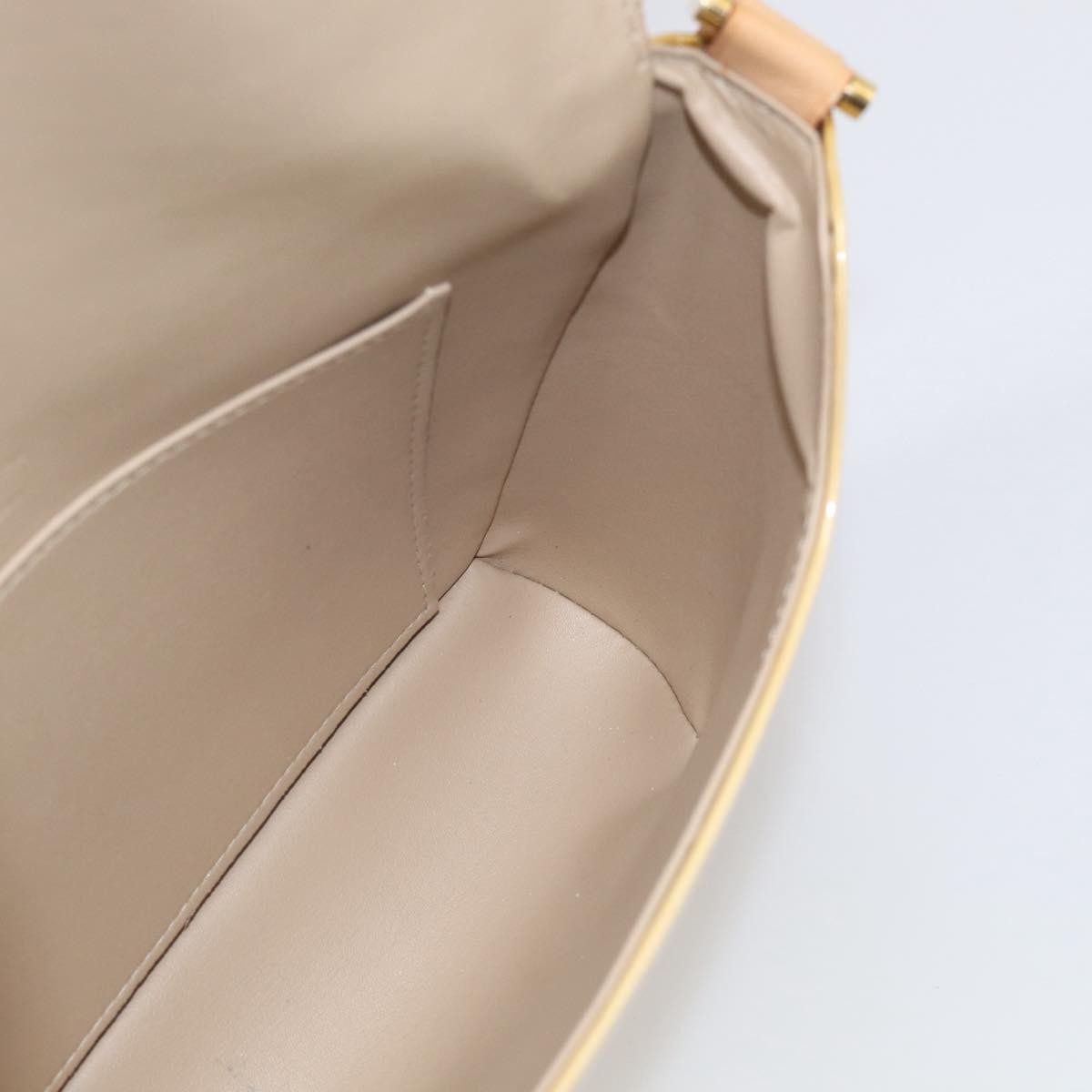 Louis Vuitton Thompson Street Monogram Vernis, Beige, Patent Leather, Shoulder Bag